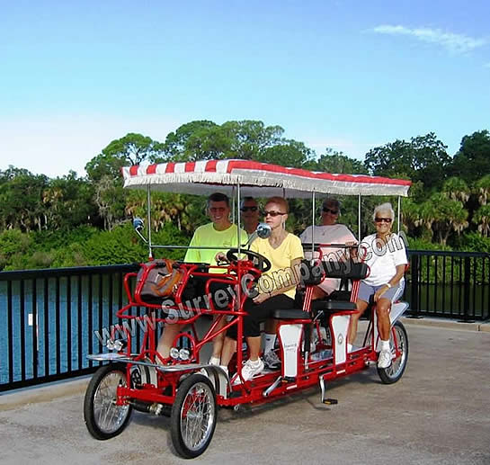 FOUR WHEEL BIKE, 9 PERSON BIKE, 4 WHEEL BICYCLE